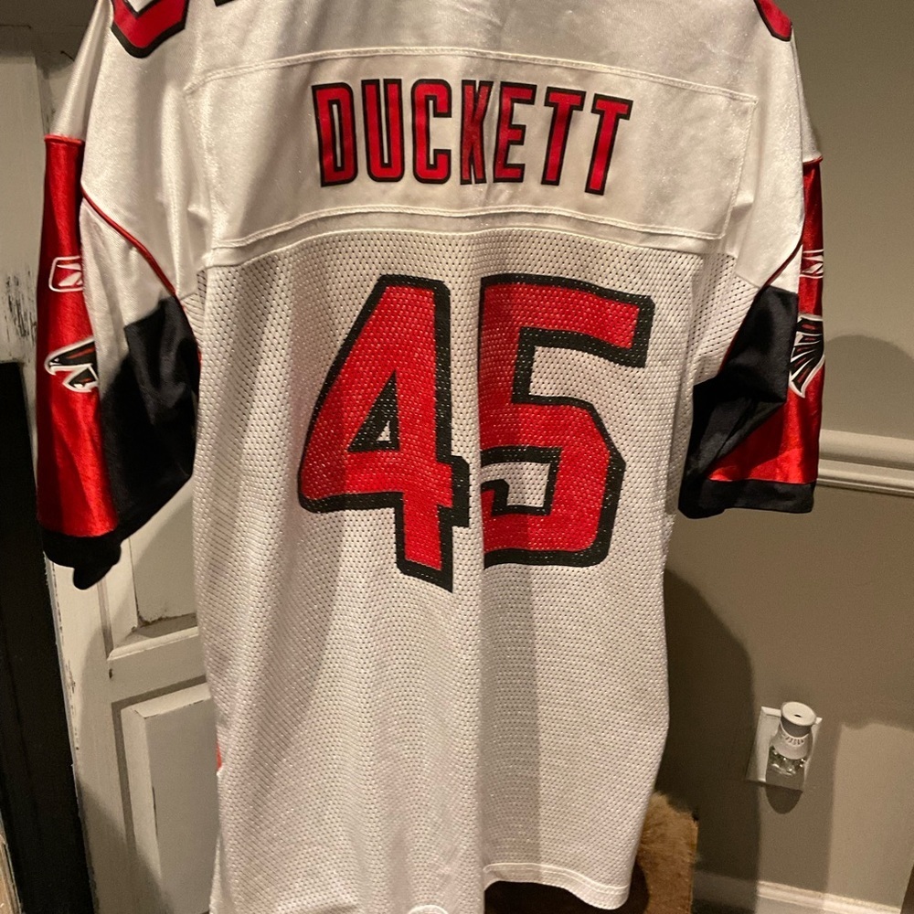 Reebok Equipment NFL Falcons # 45 Duckett Jersey Size Large - Picture 2 of 14